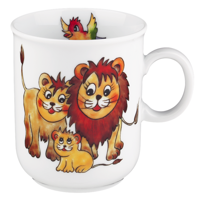 Seltmann Weiden Compact Becher mit Henkel 0,25 l Bunte Tierwelt