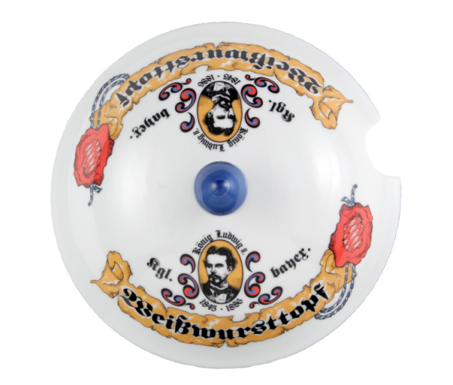 Seltmann Weiden Compact Deckel zur Terrine Löwenkopf "Weißwursttopf" 2,00 l Bayern