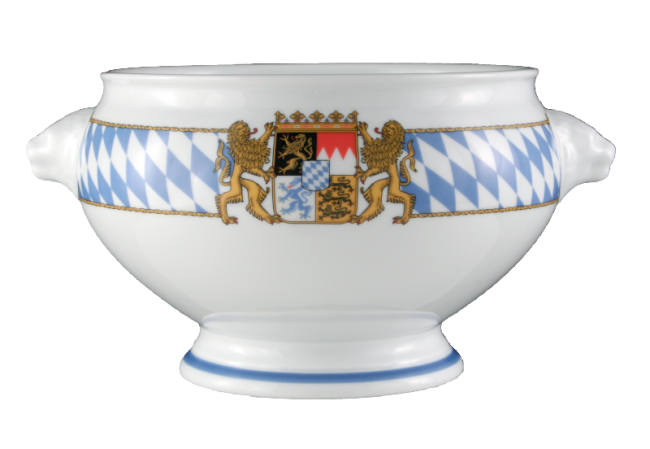 Seltmann Weiden Compact Terrine Löwenkopf ohne Deckel "Weißwursttopf" 3,00 l Bayern