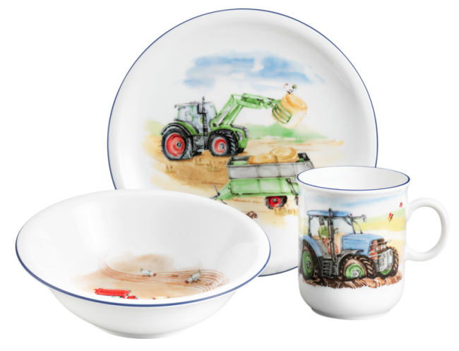 Seltmann Weiden Compact Kinder-Set 3-teilig Mein Traktor