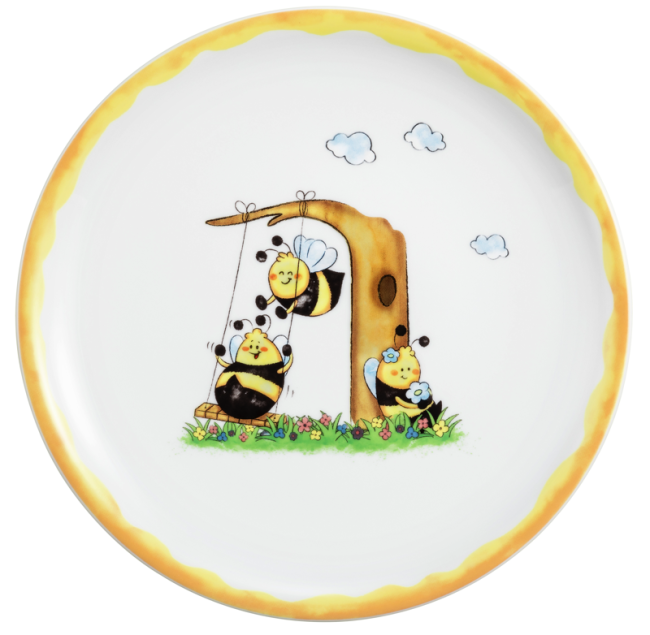 Seltmann Weiden Compact Speiseteller rund 25,5 cm Fleißige Bienen
