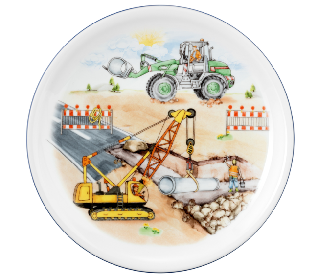 Seltmann Weiden Compact Speiseteller rund 25,5 cm Auf der Baustelle