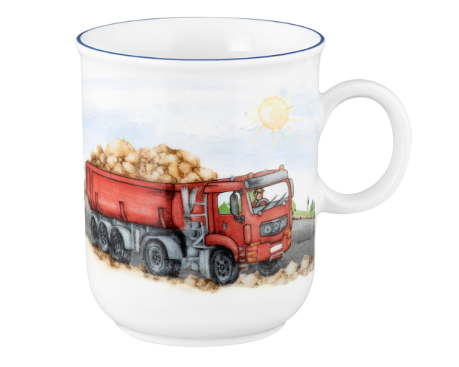 Seltmann Weiden Compact Becher mit Henkel 0,25 l Auf der Baustelle