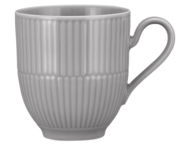 Seltmann Weiden Amina Becher mit Henkel 0,35 l Silbergrau