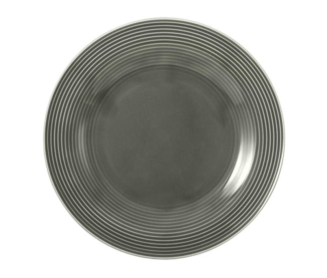 Seltmann Weiden Beat Frühstücksteller rund 23 cm Color Glaze Perlgrau