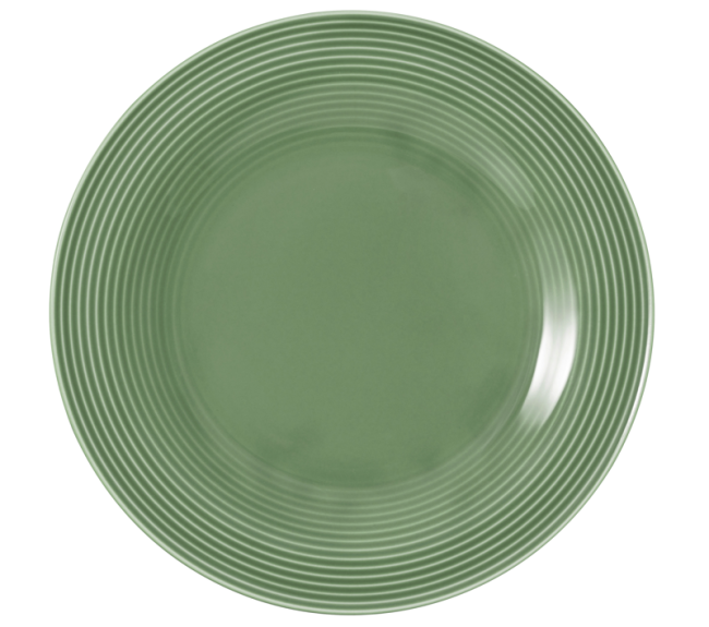 Seltmann Weiden Beat Frühstücksteller rund 23 cm Color Glaze Salbeigrün