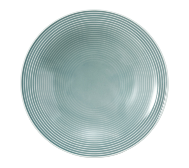 Seltmann Weiden Beat Suppenteller rund 22,5 cm Color Glaze Arktisblau