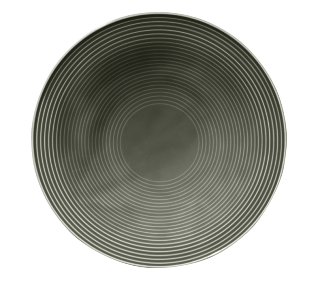 Seltmann Weiden Beat Suppenteller rund 22,5 cm Color Glaze Perlgrau