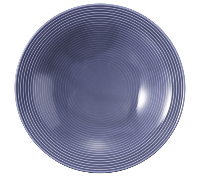Seltmann Weiden Beat Suppenteller rund 22,5 cm Color Glaze Fliederblau