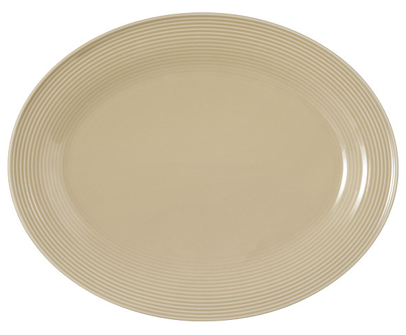 Seltmann Weiden Beat Servierplatte oval 35x28 cm color glaze Sandbeige