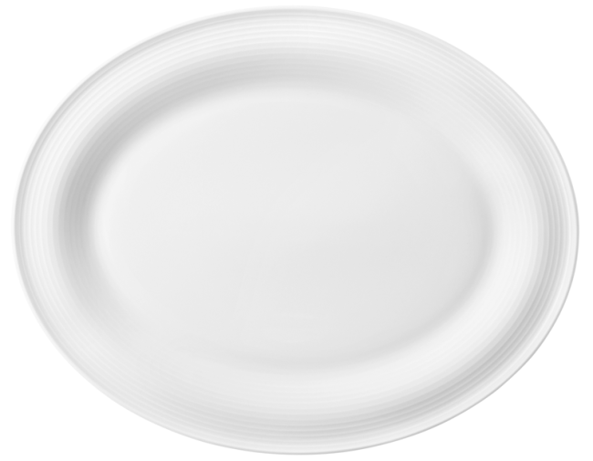 Seltmann Weiden Beat Servierplatte oval 35x28 cm weiß