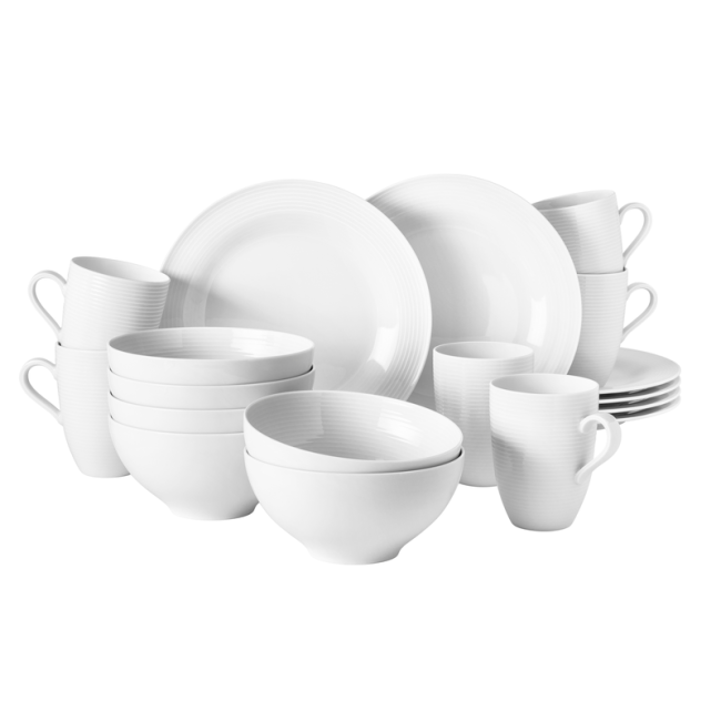 Seltmann Weiden Beat Frühstück-Set 18 tlg. weiß