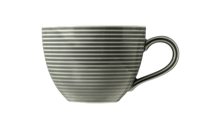 Seltmann Weiden Beat Kaffeetasse 0,26 l mit Relief Perlgrau