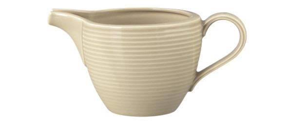 Seltmann Weiden Beat Milchkännchen 0,29 l mit Relief Color Glaze Sandbeige