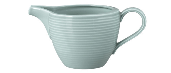 Seltmann Weiden Beat Milchkännchen 0,29 l mit Relief Color Glaze Arktisblau