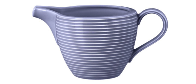 Seltmann Weiden Beat Milchkännchen 0,29 l mit Relief Color Glaze Fliederblau