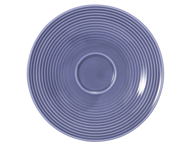 Seltmann Weiden Beat Kombi-Untertasse groß 16,5 cm Color Glaze Fliederblau