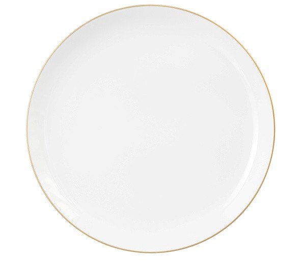 Seltmann Weiden Liberty Speiseteller rund 27,5 cm Goldrand