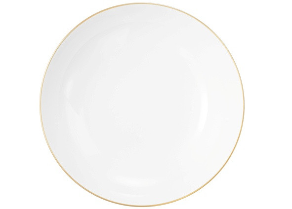 Seltmann Weiden Liberty Suppenteller rund 21 cm Goldrand