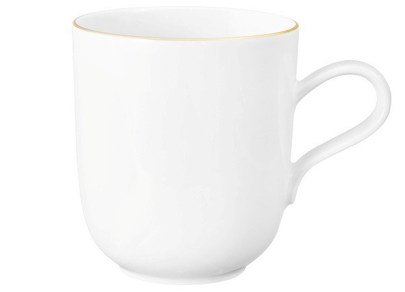 Seltmann Weiden Liberty Becher mit Henkel 0,40 l Goldrand