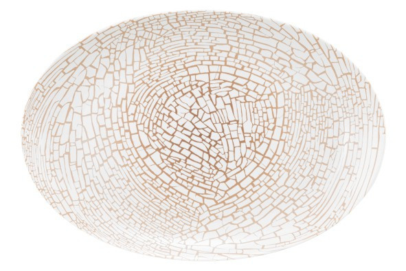 Seltmann Weiden Liberty Servierplatte oval 35x24 cm Krakelee