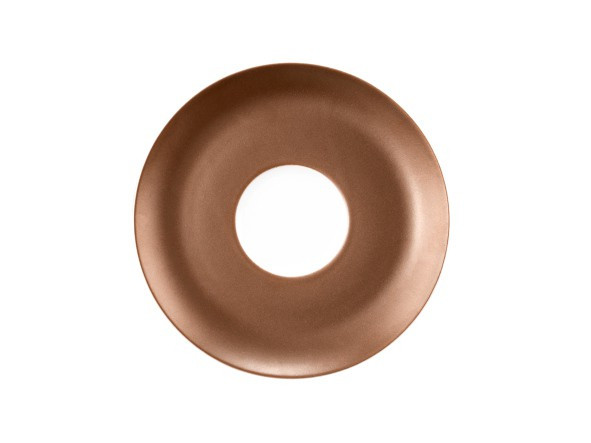 Seltmann Weiden Liberty Kombi-Untertasse groß 16,5 cm Bronze