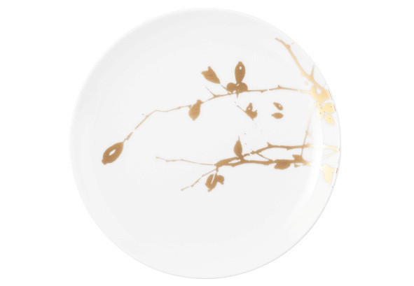 Seltmann Weiden Liberty Brotteller 17,5 cm Golden Rose Hip