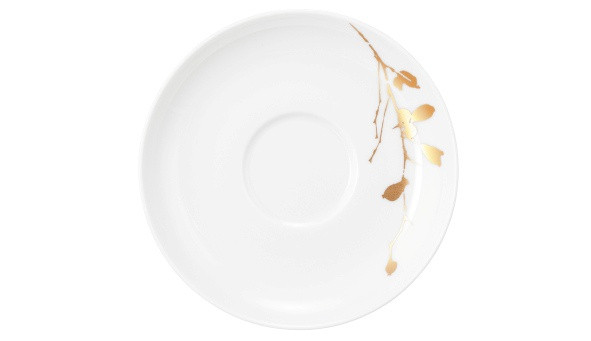 Seltmann Weiden Liberty Teeuntertasse 13 cm Golden Rose Hip
