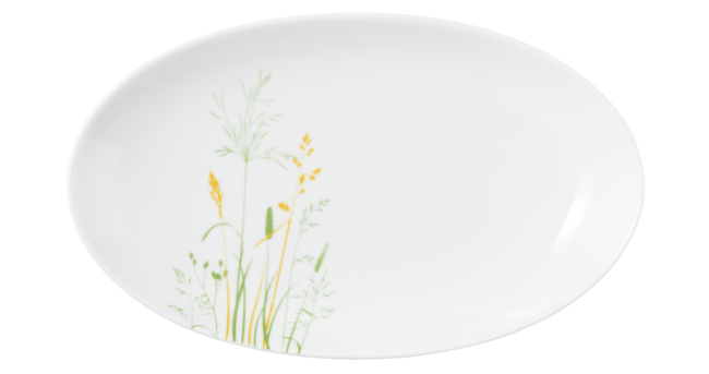 Seltmann Weiden Liberty Servierplatte oval 24x14,5 cm Meadow Grasses green