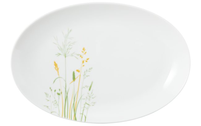 Seltmann Weiden Liberty Servierplatte oval 31,5x21 cm Meadow Grasses green