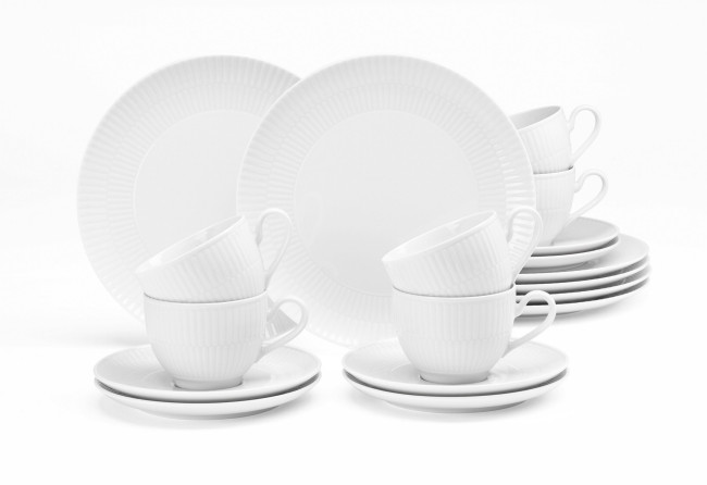 Seltmann Weiden Amina Kaffeeservice 18-teilig weiß