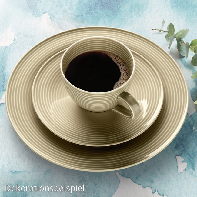 Kaffeeservice 18-teilig beige Color Glaze Beat | Teeservice