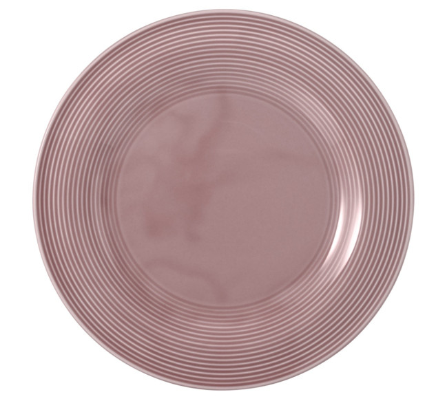 Seltmann Weiden Beat Speiseteller rund 27,5 cm Color Glaze Altrosa