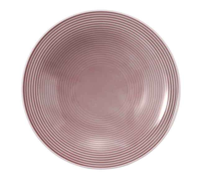 Seltmann Weiden Beat Suppenteller rund 22,5 cm Color Glaze Altrosa