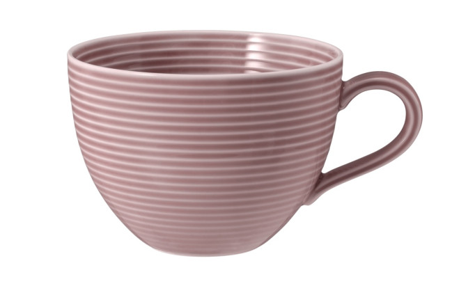 Seltmann Weiden Beat Milchkaffeetasse 0,35 l mit Relief Altrosa