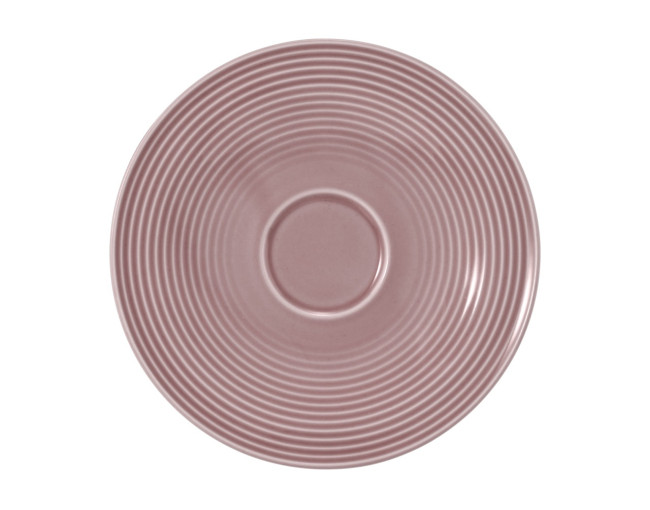 Seltmann Weiden Beat Kombi-Untertasse groß 16,5 cm Color Glaze Altrosa