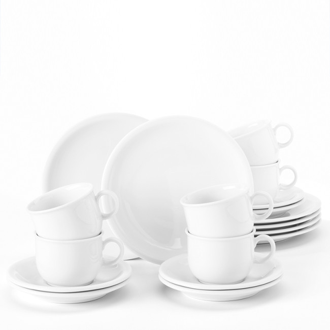 Seltmann Weiden Compact Kaffeeservice 18-teilig weiß