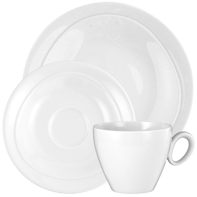 Seltmann Weiden Trio Kaffeeservice 18-tlg. T weiß