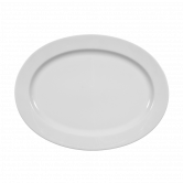 Meran Platte oval 31 cm weiß 