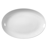 Rondo / Liane Platte oval 35 cm weiß