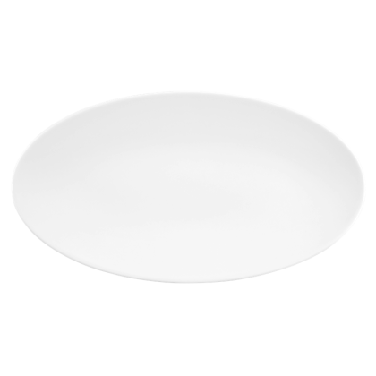 Life Servierplatte oval 33x18 cm weiß