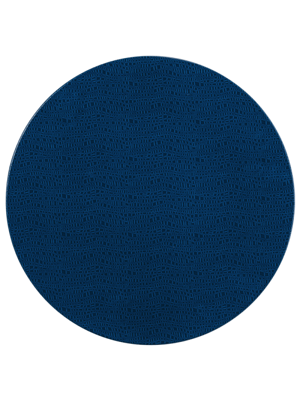 Life Servierplatte rund flach 33 cm Fashion Classic Blue