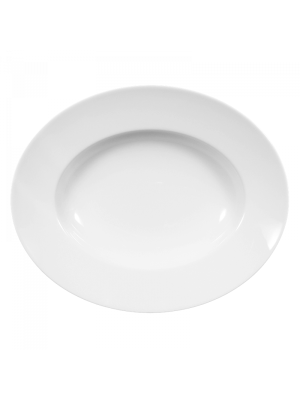 Meran Pastateller oval 32 cm weiß 
