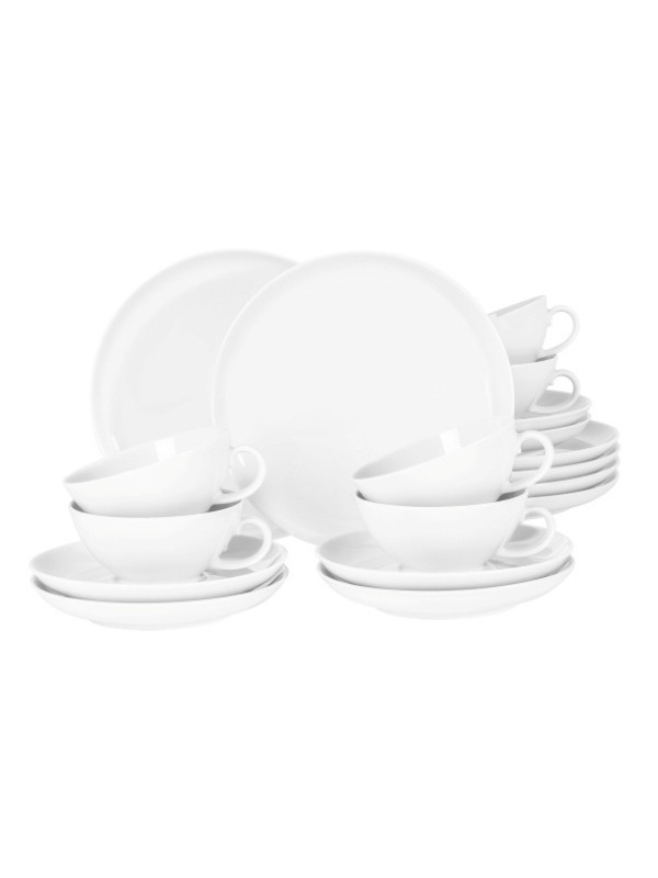 Lido Teeservice 18-teilig A rund weiss AUSLAUF