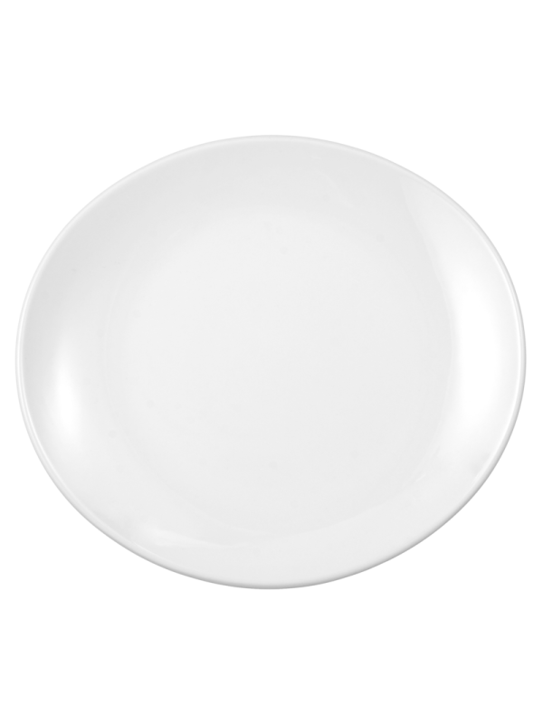Modern Speiseteller oval 25 cm Life Black Line