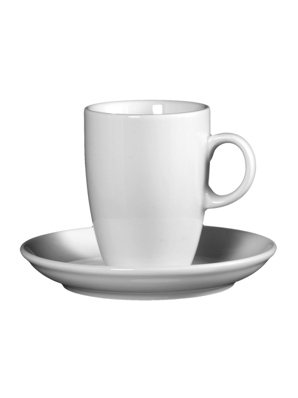 VIP. Tasse mit Untertasse 5089 0,25 l weiß