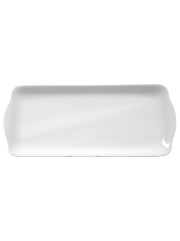 Compact Kuchenplatte eckig 35 cm weiß