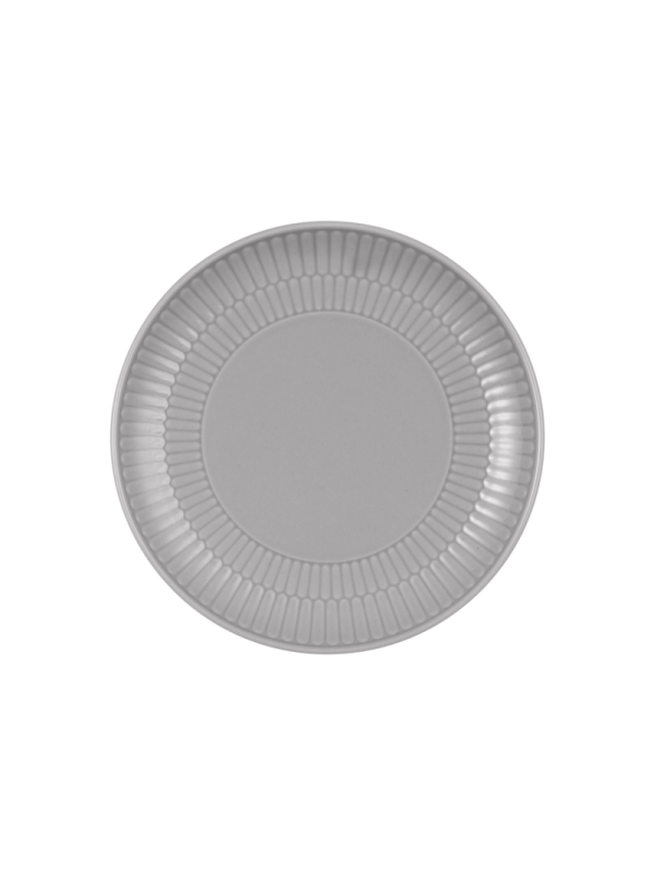 Amina Brotteller rund 16 cm Silbergrau