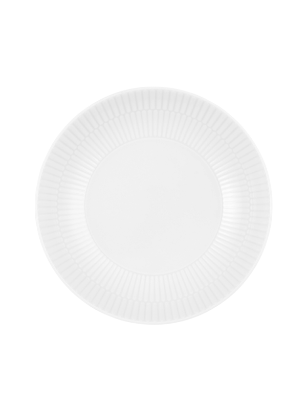 Amina Suppenteller rund 21 cm weiß