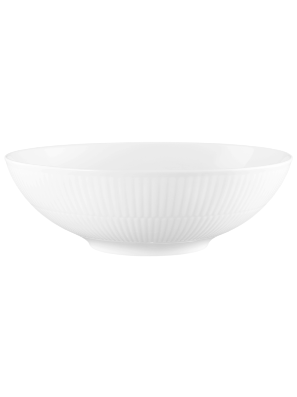 Amina Schüssel rund 30 cm weiß